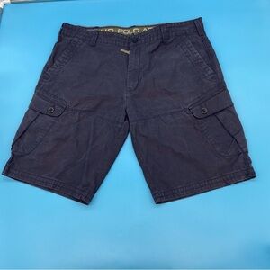 U.S. Polo Assn. Blue Cargo Shorts Casual Cotton 40”